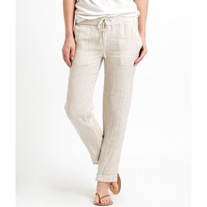 Vineyard Vines Sailing Stripe Linen Pull-On Pants